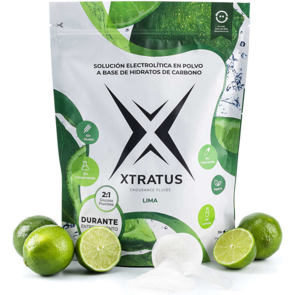 Xtratus Endurance Boisson isotonique glucidique et électrolytique au citron vert 1 kg