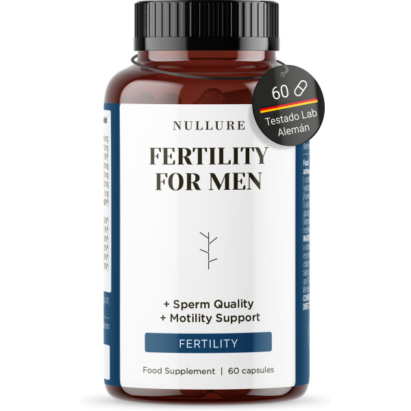 Nullure Suplemento Fertilidad Masculina Con L-carnitina. Coq10 Y L-arginina ? Recuento Y Motilidad Espermática 60 Caps