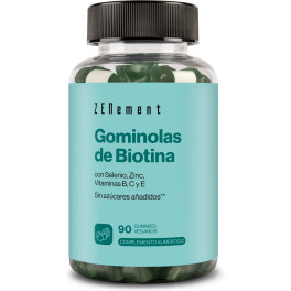 Zenement Biotina Con Selenio Zinc Vitamina B C E 90 Gummies
