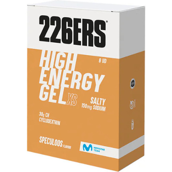 226ers High Energy Gel Xs 150 Mg Sodio 8 Geles X 45 Gr