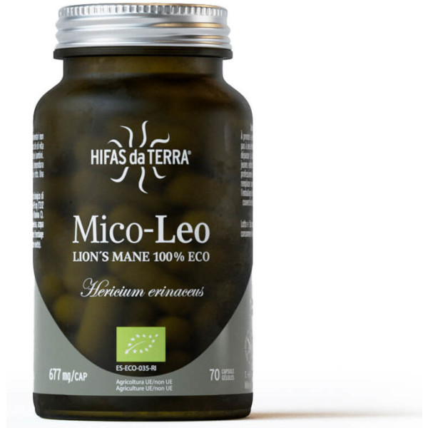 Hyphae Da Terra Mico Leo (crinière de lion) 70 gélules