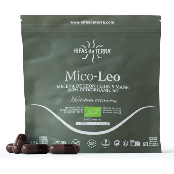 Hifas Da Terra Mico-leo+vit C Eco Doypack 60 Caps