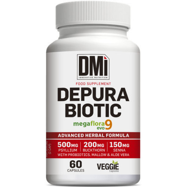 Dmi Nutrition Depura Biotic Laxative Formula With Megaflora9 Evo 60 Caps