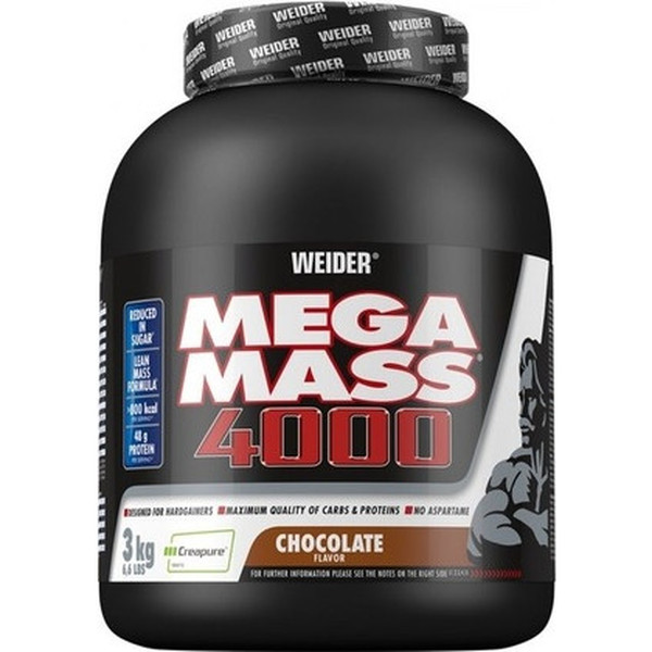 Weider Mega Mass 4000 4 Kg - Voor spiergroei