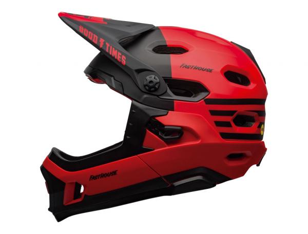 Bell Super Dh Mips Red/black Fasthouse L - Casque de vélo