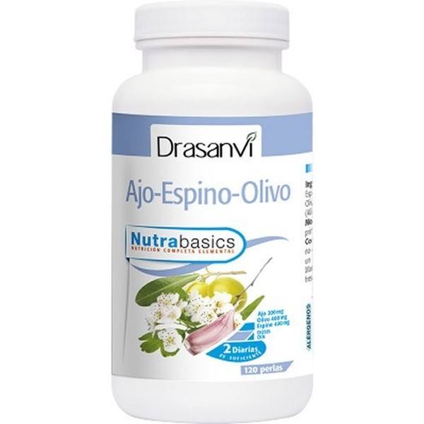 Drasanvi Nutrabasics Ail-Aubépine-Olive 120 perles