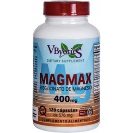 Bisglicinato de magnésio Vbyotic 400 mg 120 comprimidos