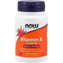 Now Vitamin A 10000 Uf 100 Pearls