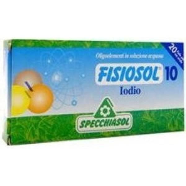 Specchiasol Fisiosol 10 jodium 20 injectieflacons