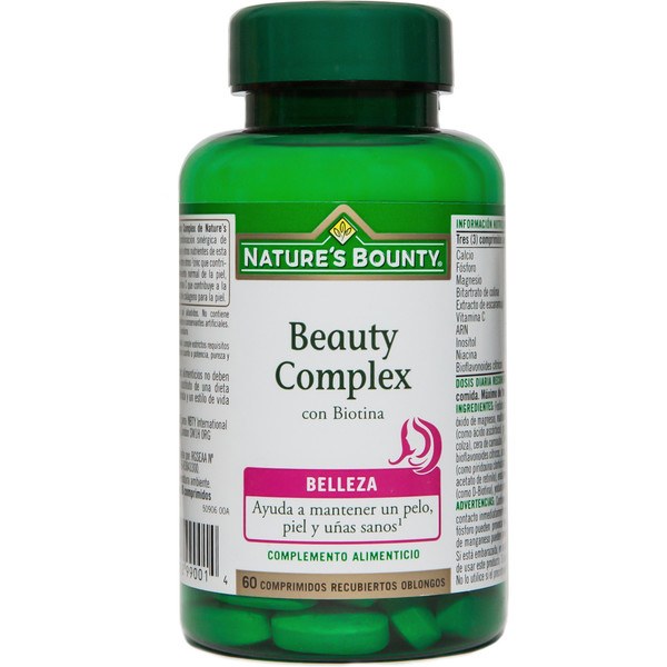 Nature\'s Bounty Beauty Complex met Biotin 60 Comp Coated
