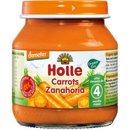 Holle Bocal Carotte +4 Mois 125g