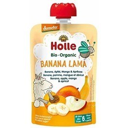 Holle Smoothie Banaan, Appel, Mango Abrikoos +6 Me