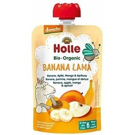 Holle Smoothie Banana, Maçã, Manga Damasco +6 Me