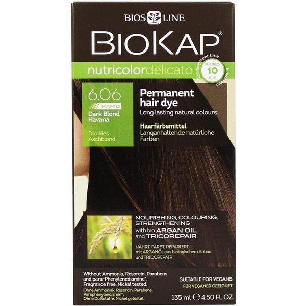 Biokap Rapid Delicato 6.06 Blond Foncé Havane 140ml