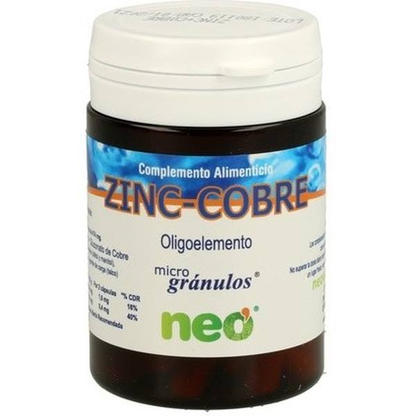 Neo - Zinc + Niquel + Cobalto - 50 Cápsulas - Refuerza el Sistema Inmunitario y Circulatorio - Regulador Endocrino