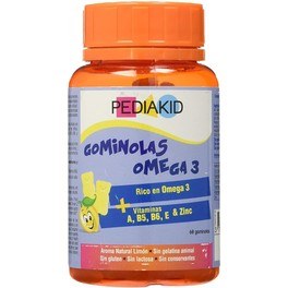 Ineldea Pediakid 60 Jelly Bears Omega 3 Zitronengeschmack