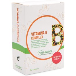 Naturlider Complexo de Vitaminas B 60 Cápsulas Vegetais