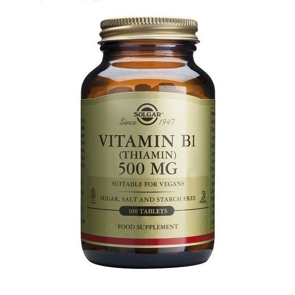 Solgar vitamina B1 500 mg 100 comprimidos