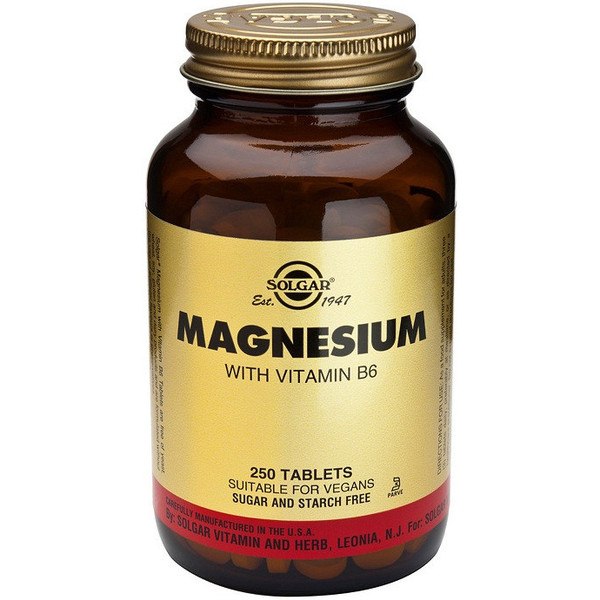 Solgar Magnesio+vitamina B6 250 Comp