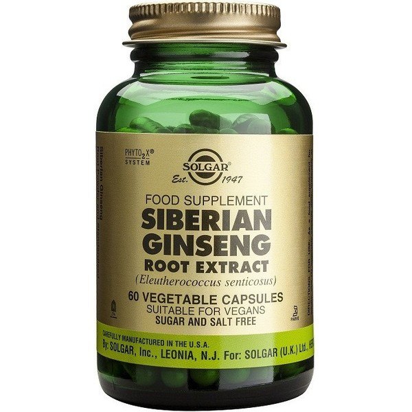 Solgar Spf Siberian Ginseng-root 60 Vcaps