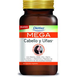 Dietisa Mega Capelli e Unghie 60 Vcaps