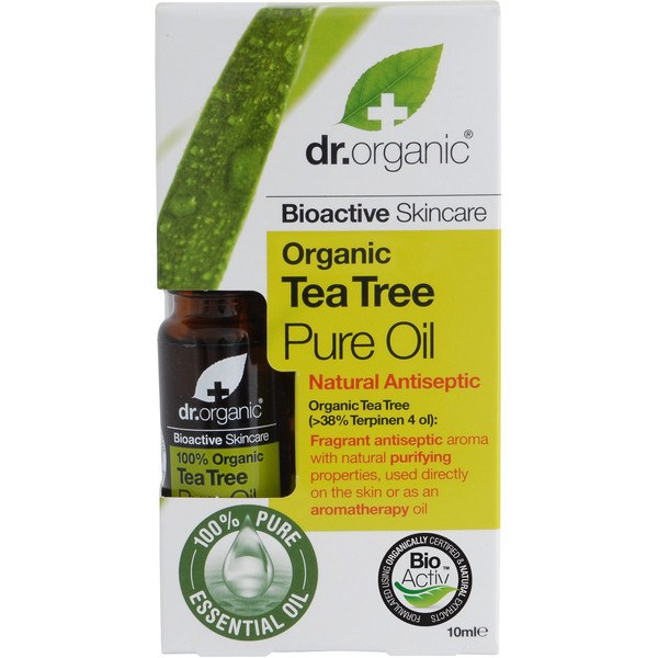 Olio dell'albero del tè puro Dr Organic 10 ml