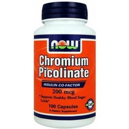Now Picolinate de chrome 100 capsules