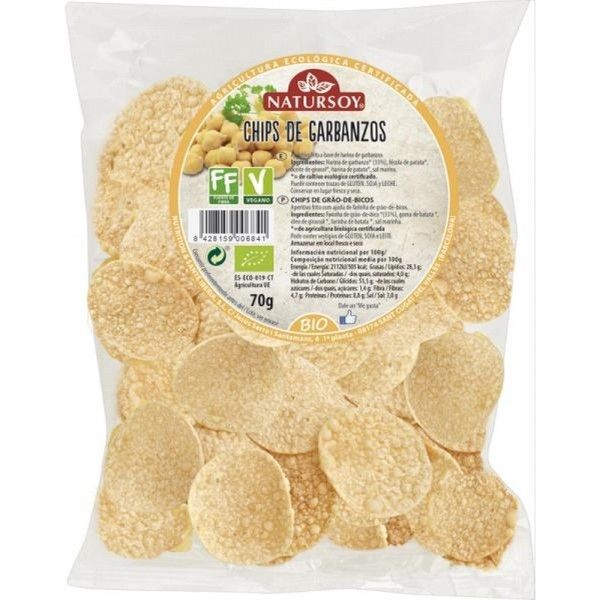 Natursoy Kikkererwten Chips 70 Gr