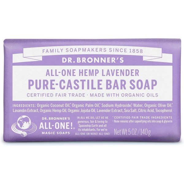 Dr.bronner\'s Lavender Bar Soap 140 G
