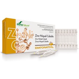 Soria Natural Diatonate 5/2 Zinc/nickel/cobalt 28 Ampoules X 2 Ml