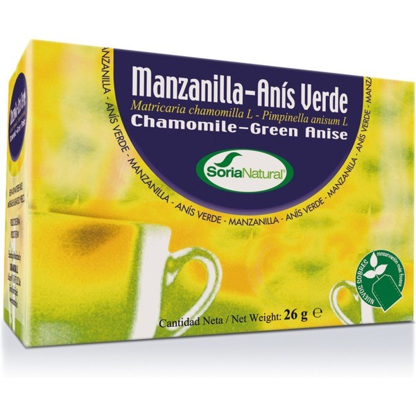 Soria Natuurlijke Manzanilla Met Anijs 20 Filters