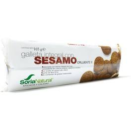 Soria Biscoito Integral Natural Com Gergelim 165gr