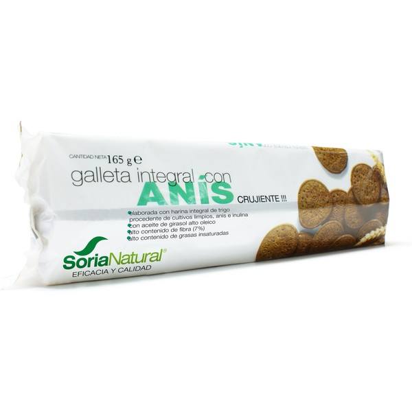 Biscuits à l'anis complet naturel Soria 165 Gr