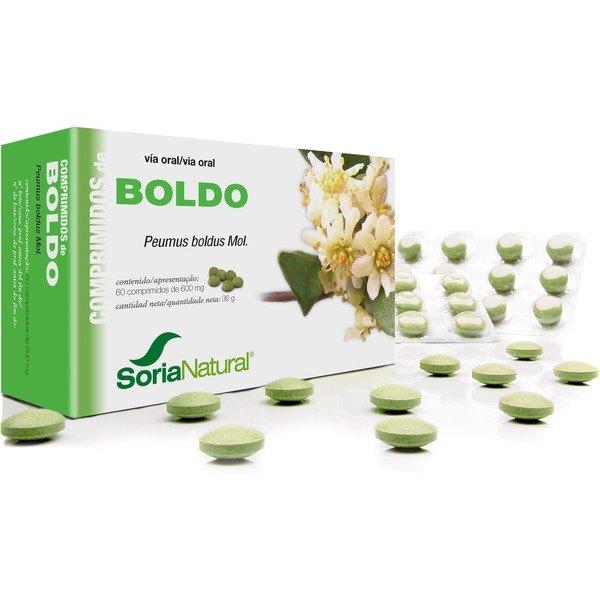 Soria Naturale Boldo 600 Mg 60 Comp