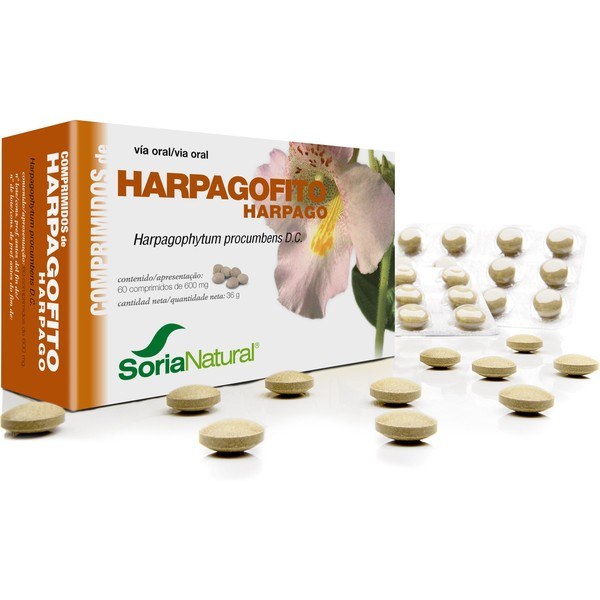 Soria Natural Harpagofito 600 Mg 60 Comp