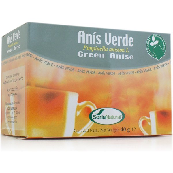 Soria Naturel Vert Anis 20 Filtres