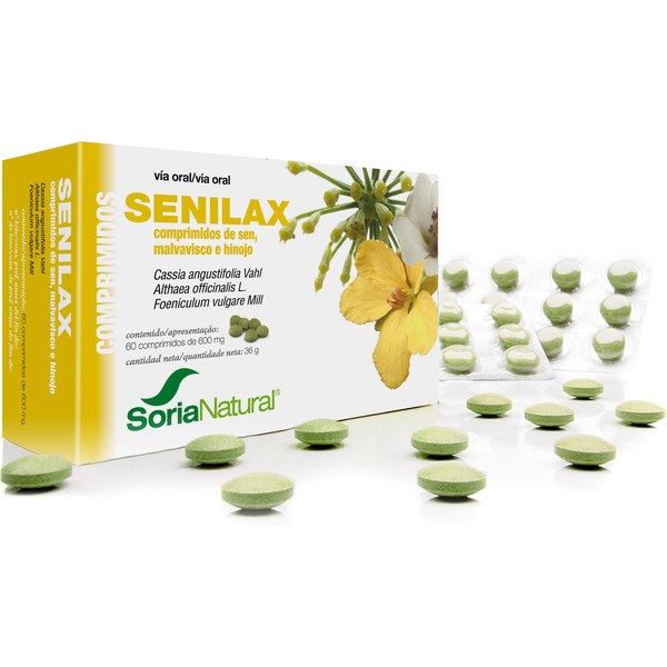 Soria Natuurlijke Senilax 60 Comp 600 Mg