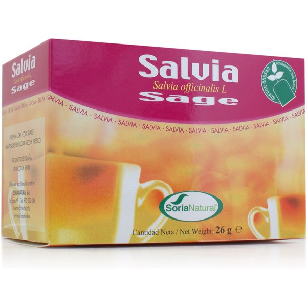 Soria Natural Salvia 30 Gr 20 Filtros