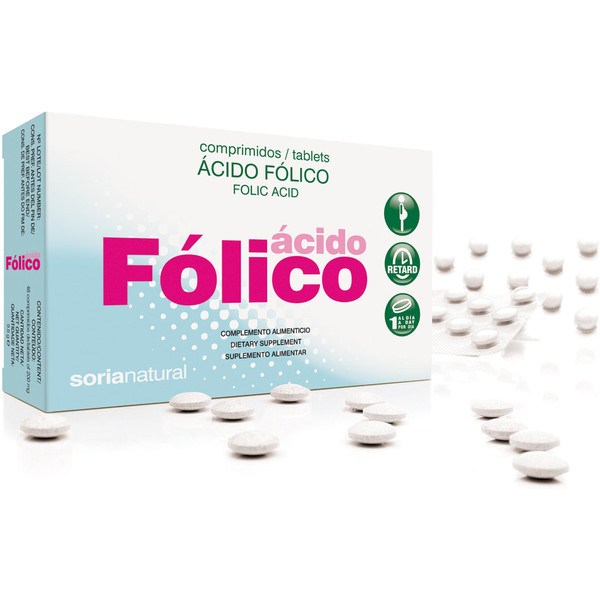 Acido folico naturale Soria 200 mg. X 48 Ritardo