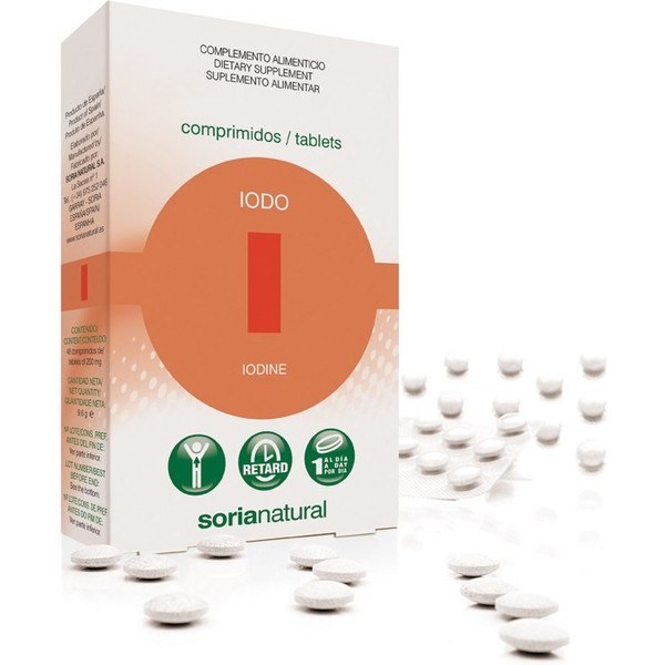 Soria natuurlijk jodium 200 mg. X 48 Vertraging