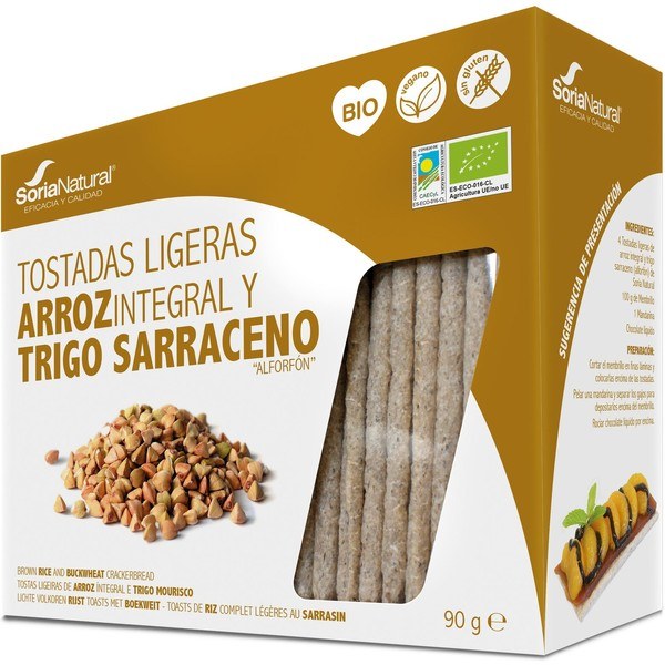 Soria Natural Bio Arroz Torrado E Trigo Sarraceno