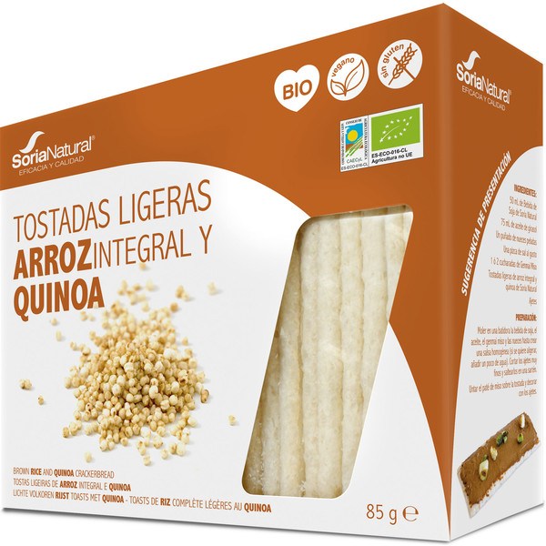 Soria Natural Bio Geroosterde Rijst en Quinoa