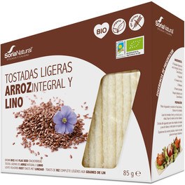 Soria Natural Bio Tostadas De Arroz Y Lino