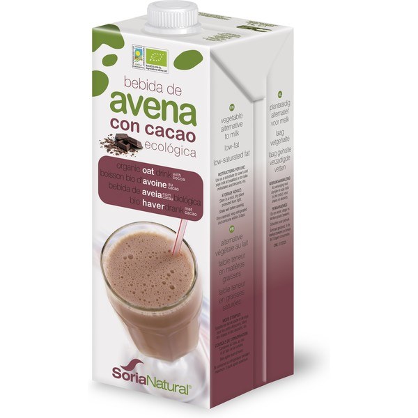 Soria Natural Pack Bebida Avena Chocolate Bio 1litro