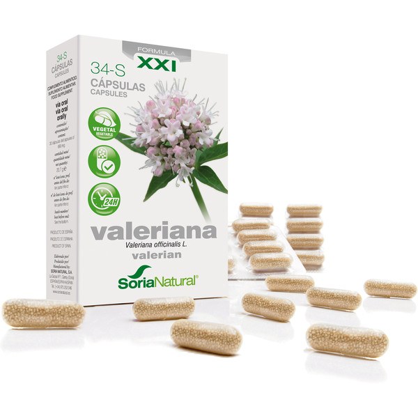 Soria Natural 34-s Valeriana 600 mg 30 capsule a rilascio prolungato