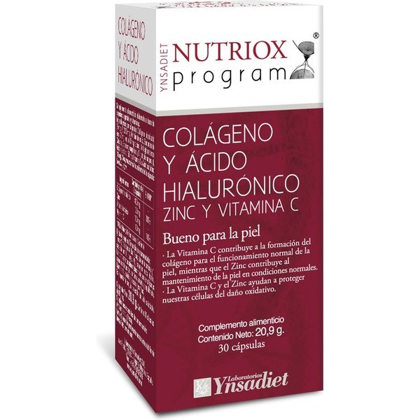 Ynsadiet Colageno+ac.hialuronico 30 Kapseln Nutriox