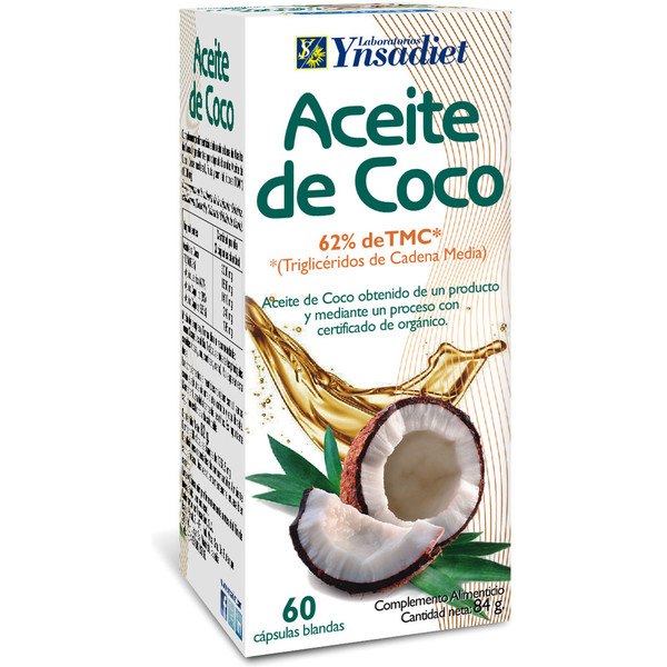 Ynsadiet Aceite De Coco 60 Caps Dietasol