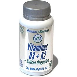 Ynsadiet Vitamin D3 + K2 + Organisches Silizium 90 Kapseln