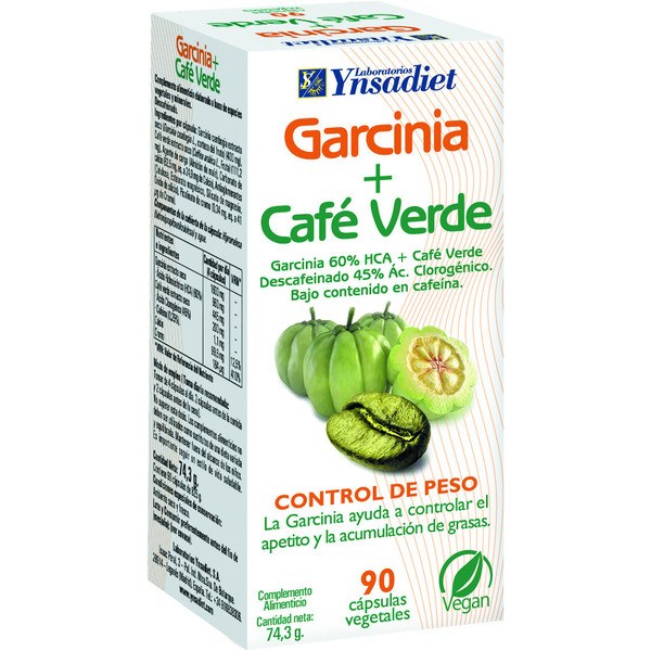 Ynsadiet Garcinia + Groene Koffie 90 Caps