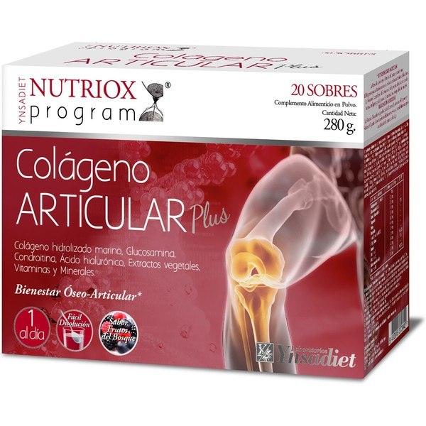 Ynsadiet Articular Plus Collagen 20 Umschläge Nutriox